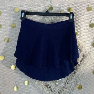 Navy Blue Bullet Point ballet skirt size xs